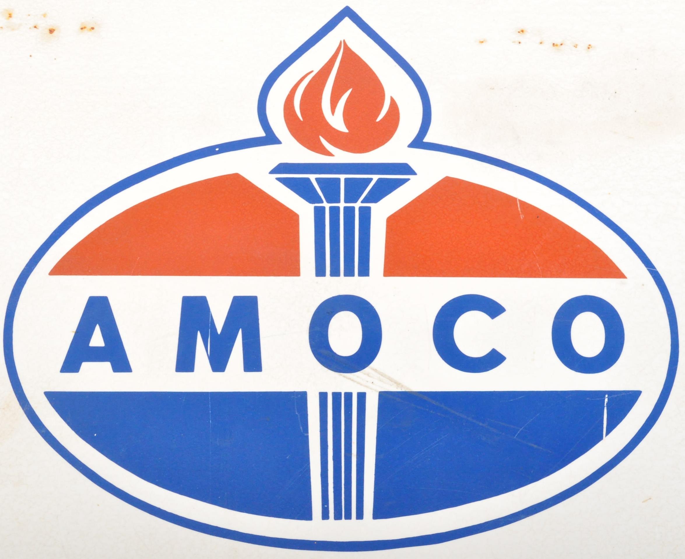 AMOCO OFFICIAL STOCKIST ADVERTISING SHOP POINT OF SALE SIGN - Image 2 of 4