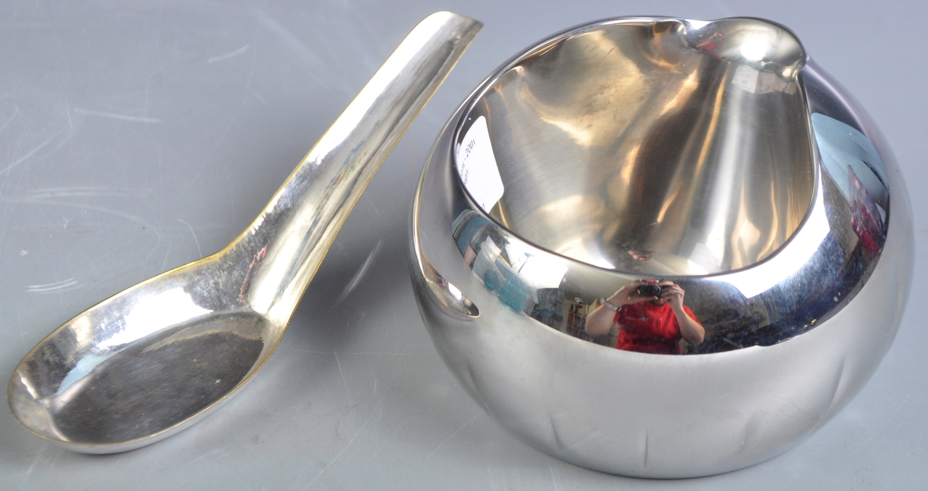 GEORG JENSEN DANISH SILVER PLATED SUGAR BOWL - Image 7 of 7