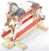 ANTIQUE HANDMADE AND PAINTED CHILDS ROCKING HORSE