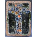 RETRO WEST GERMAN POTTERY FAT LAVA PLAQUE