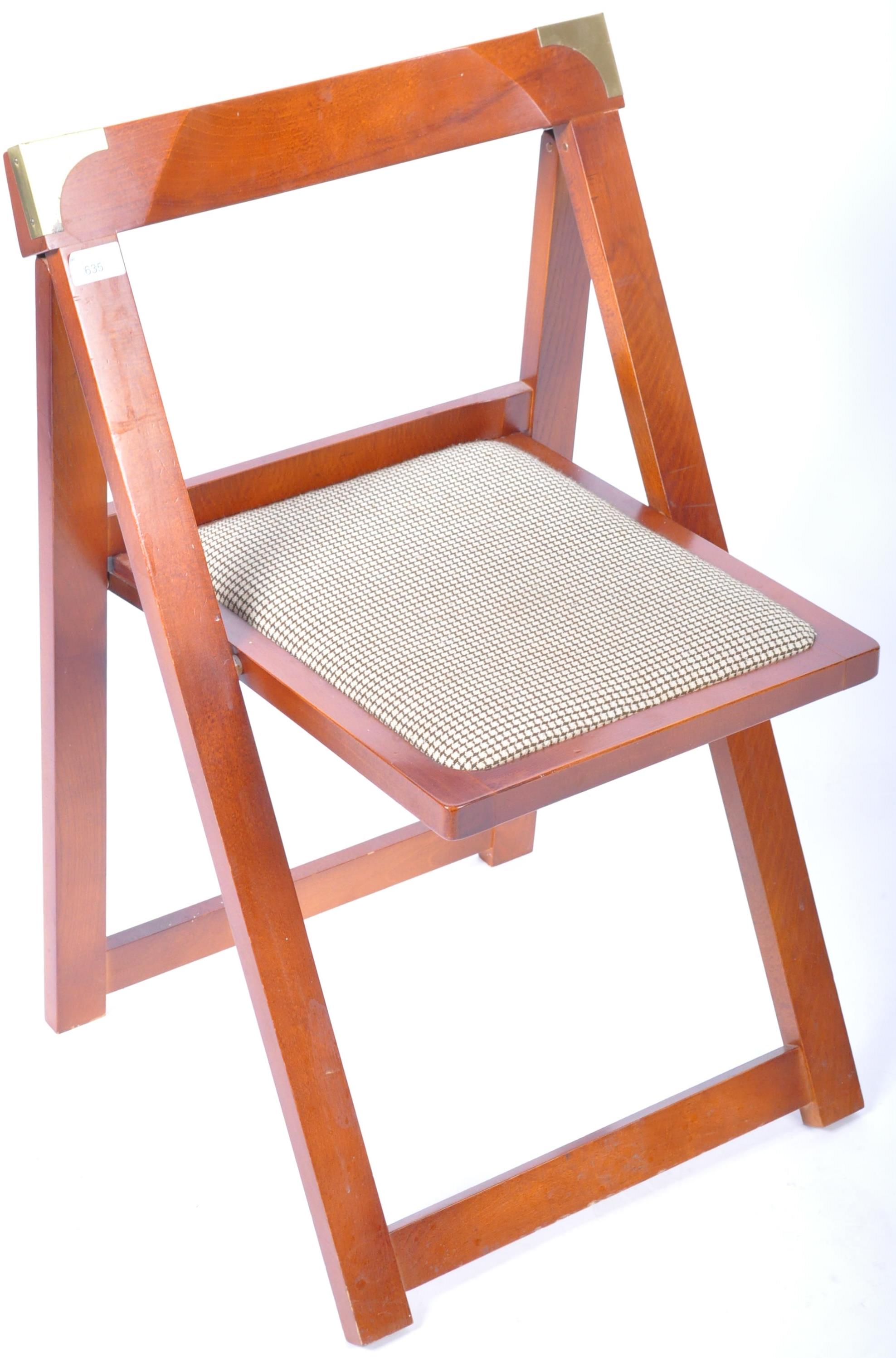 ATTRIBUTED TO ALDO JACOBER - ALBERTO BAZZINI - TRIESTE FOLDING CHAIR - Image 2 of 7