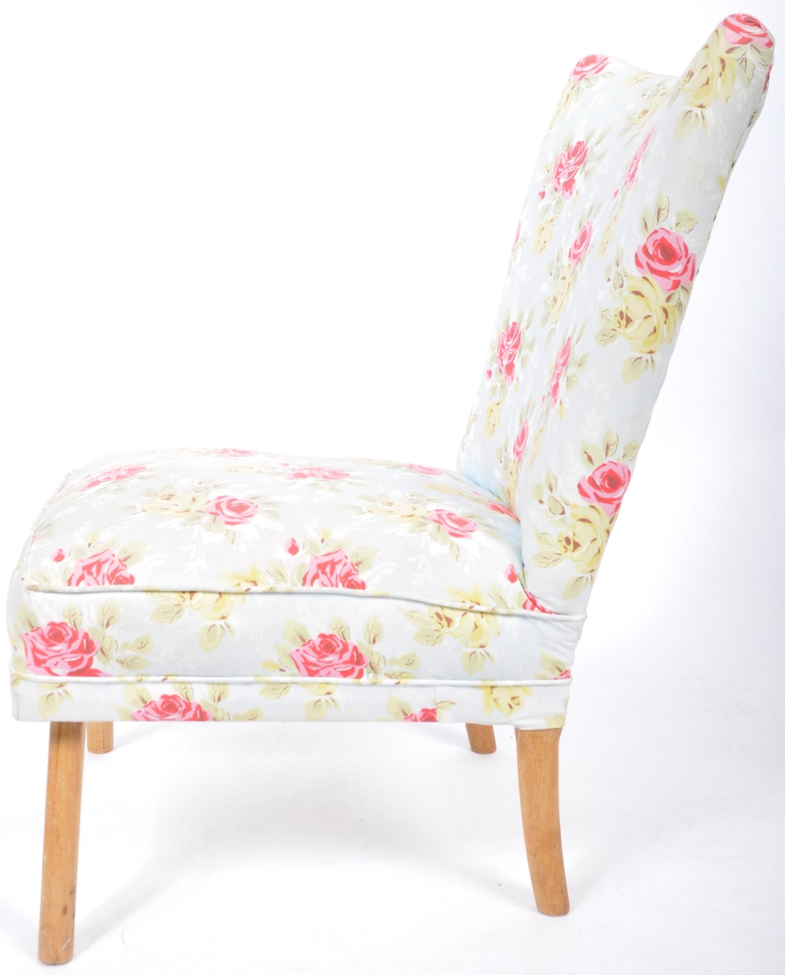 RETRO HOWARD KEITH MANNER LOW COCKTAIL CHAIR IN CATH KIDSTON UPHOLSTERY - Image 7 of 7