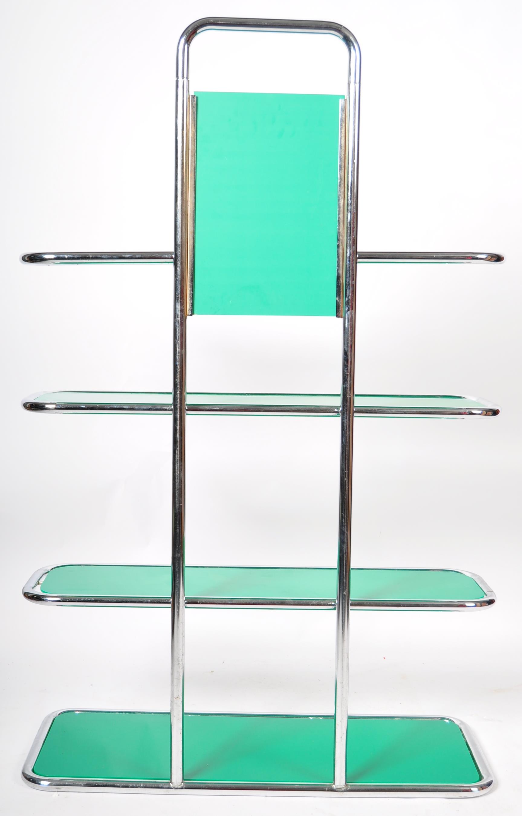 20TH CENTURY ART DECO CHROME SHOP DISPLAY STAND / SHELVING UNIT - Image 5 of 5