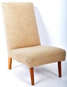 ORIGINAL 1960'S TEAK LEG COCKTAIL BEDROOM CHAIR