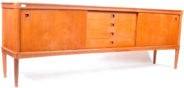 HW KLEIN FOR BRAMIN TEAK WOOD SLIDING DOOR SIDEBOARD