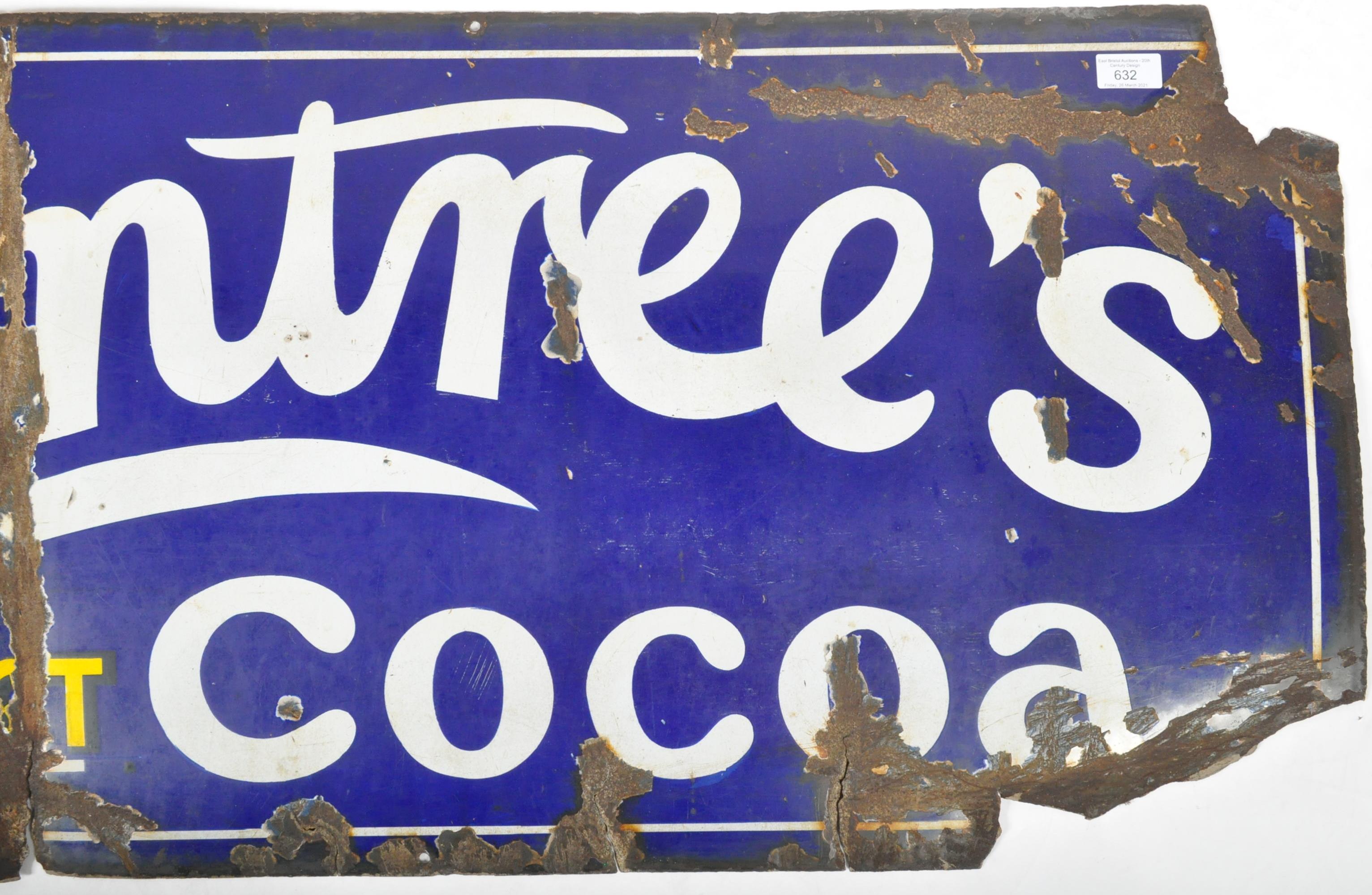 ROWNTREE'S VINTAGE ENAMEL WORKED PORCELAIN SHOP SIGN - Image 4 of 4