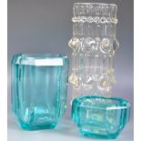 COLLECTION OF VINTAGE RETRO CZECH GLASS