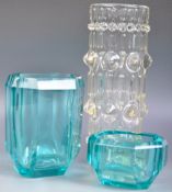 COLLECTION OF VINTAGE RETRO CZECH GLASS