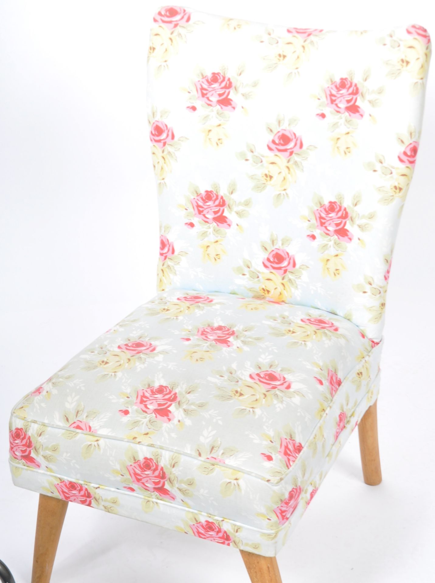 RETRO HOWARD KEITH MANNER LOW COCKTAIL CHAIR IN CATH KIDSTON UPHOLSTERY - Image 2 of 7