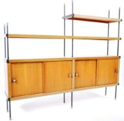 MID CENTURY THREE TIER WHATNOT BOOKCASE DISPLAY UNIT