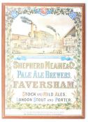20TH CENTURY SHEPHERD'S PALE ALE ADVERTISING POSTER