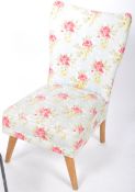 RETRO HOWARD KEITH MANNER LOW COCKTAIL CHAIR IN CATH KIDSTON UPHOLSTERY