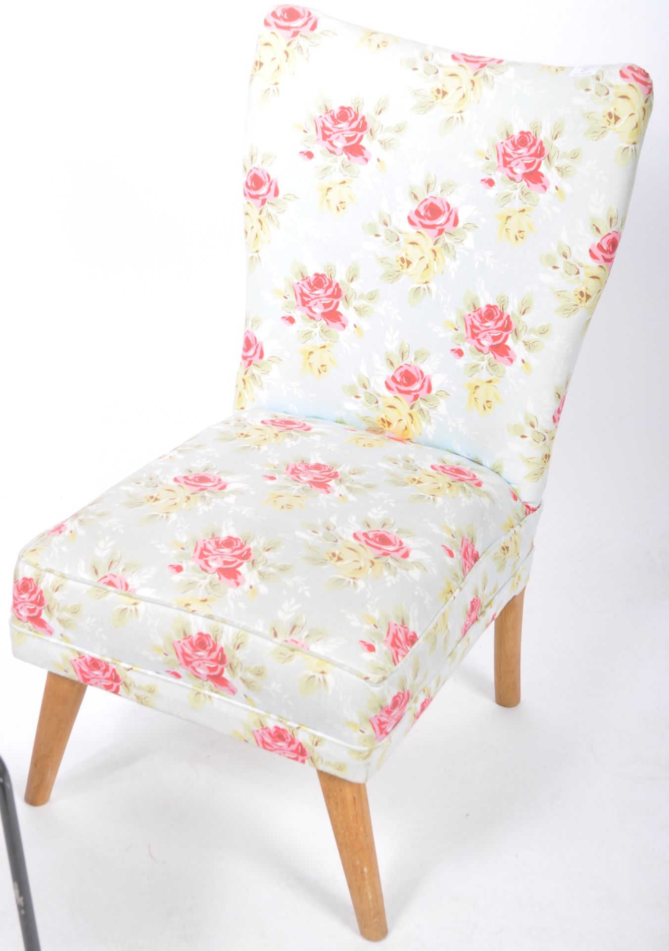 RETRO HOWARD KEITH MANNER LOW COCKTAIL CHAIR IN CATH KIDSTON UPHOLSTERY
