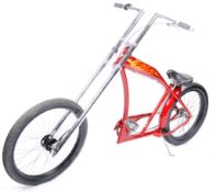 2008 THREE SPEED FELT TORCH CHOPPER CRUISER BIKE