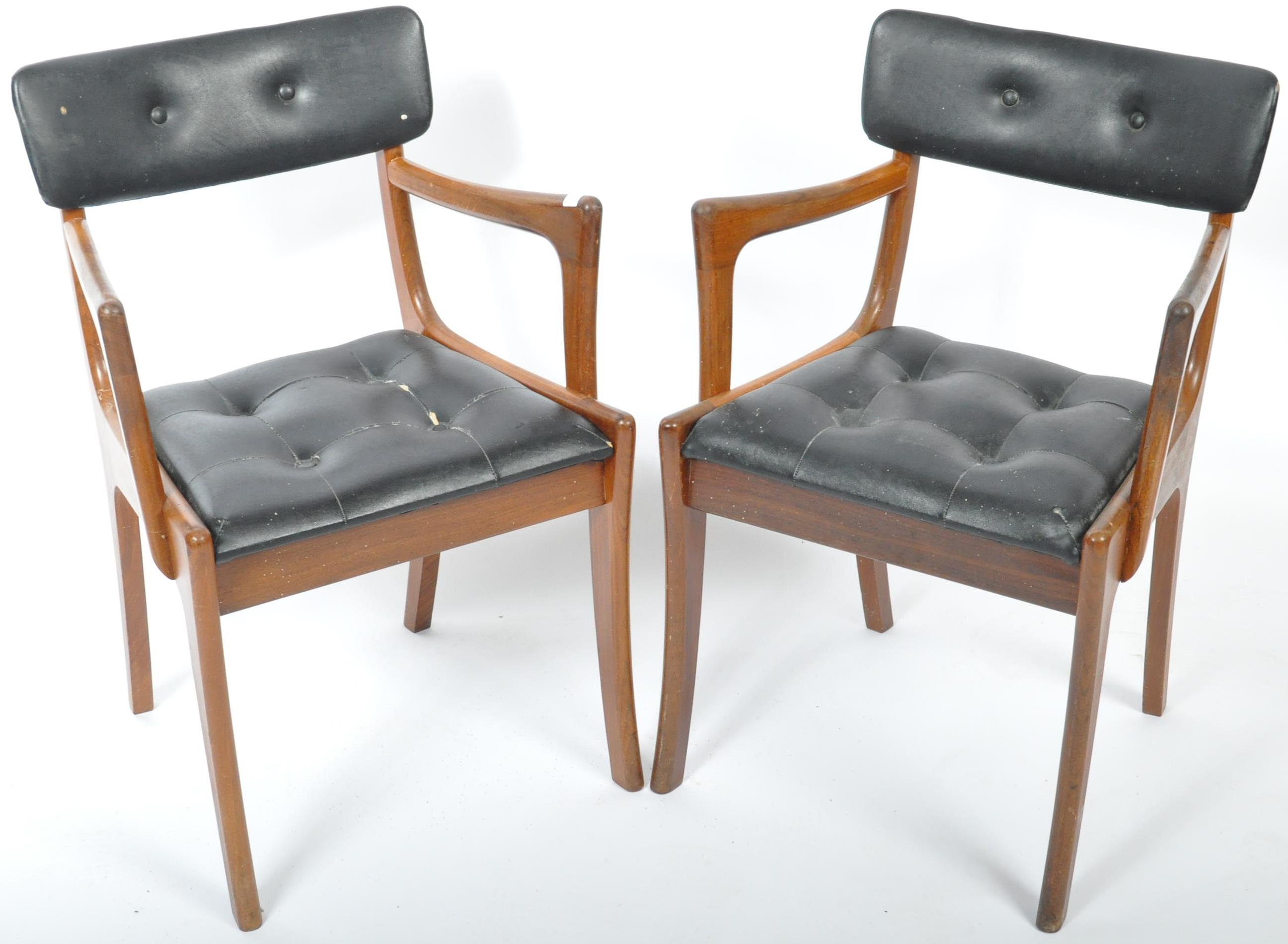 PETER HAYWARD - VANSON - PAIR OF RETRO DANISH INSPIRED ARMCHAIRS - Image 2 of 6