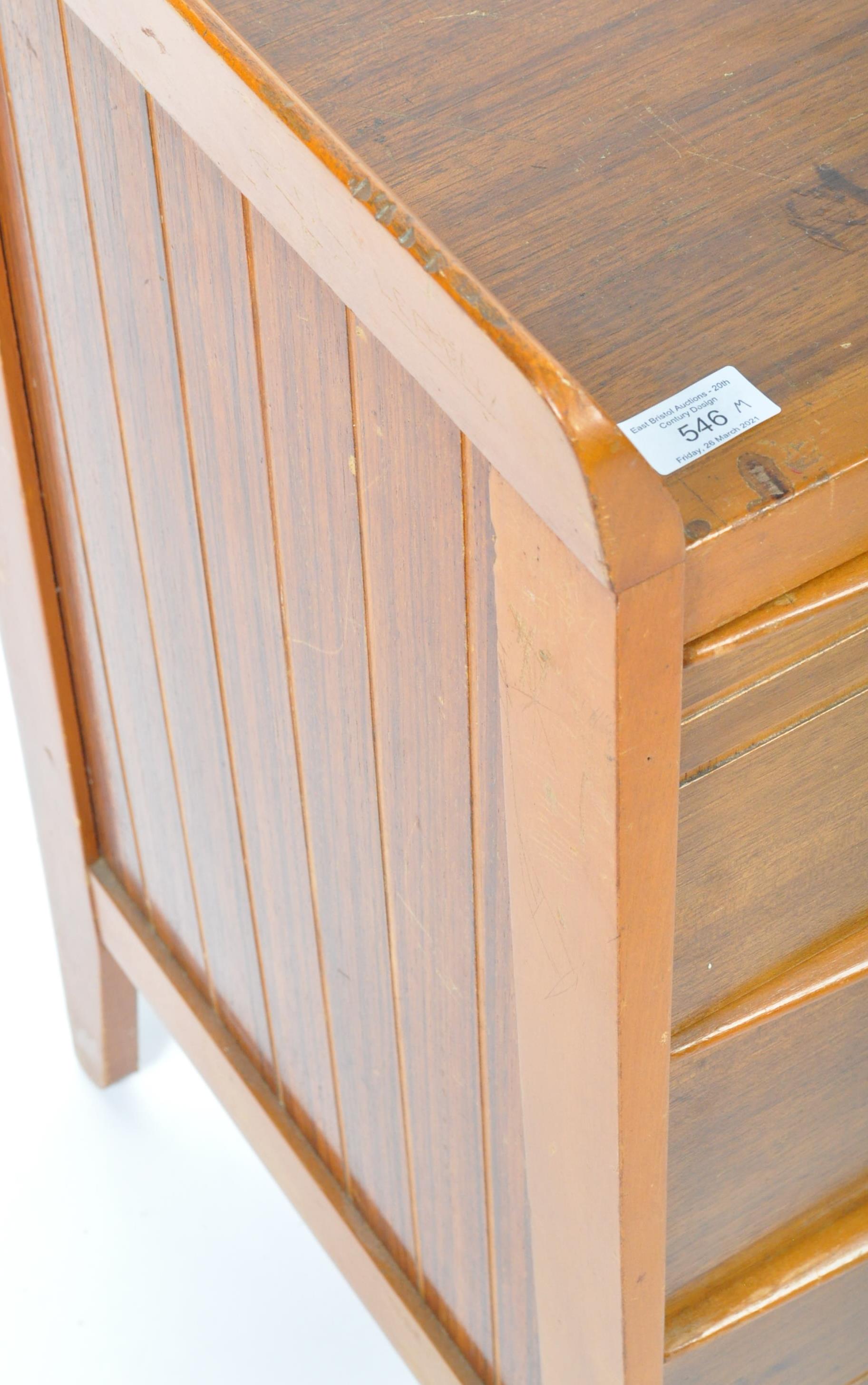 RETRO TEAK & WALNUT CHEST BY FINEWOOD OF SLOUGH - Image 4 of 6