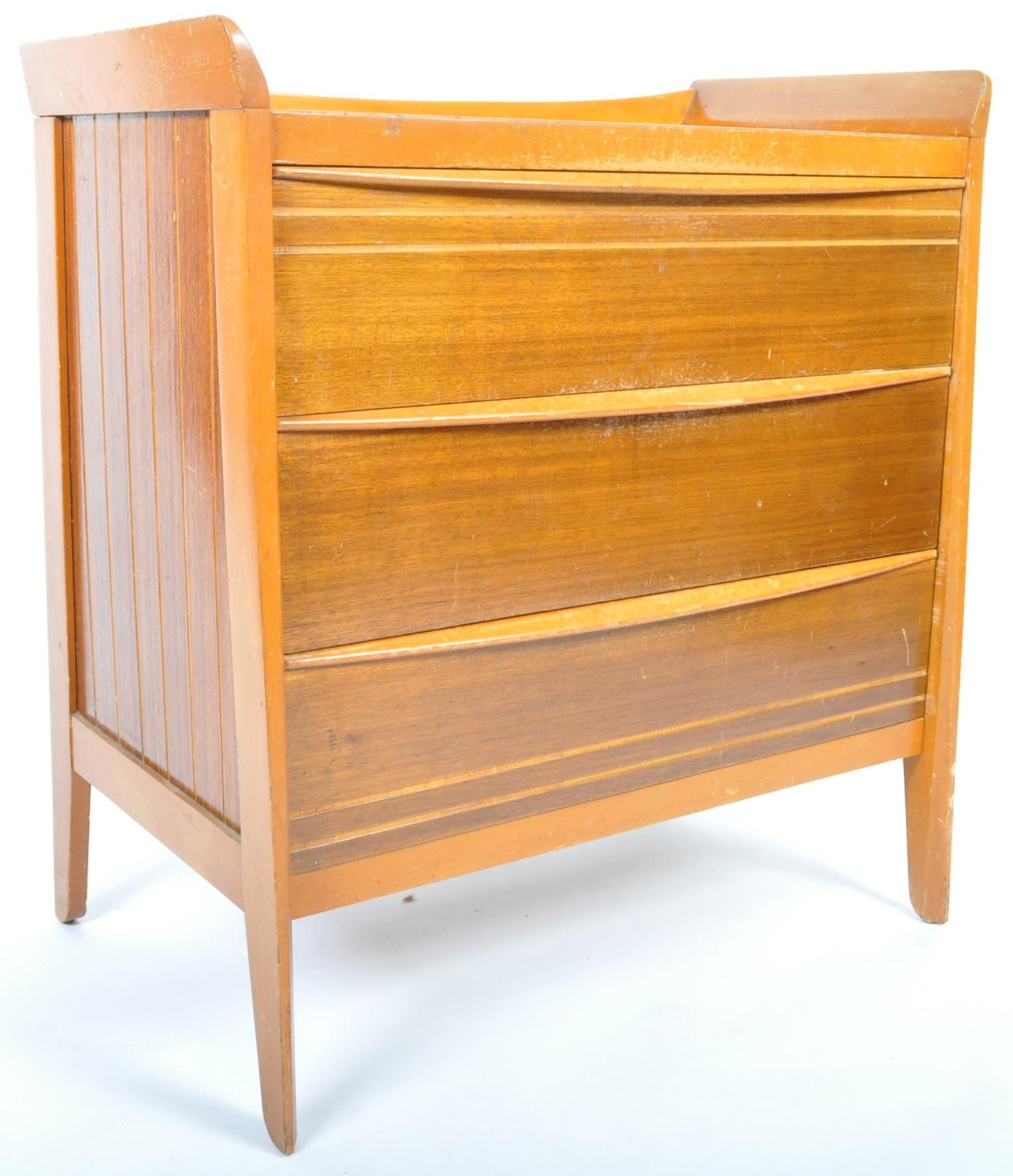 RETRO TEAK & WALNUT CHEST BY FINEWOOD OF SLOUGH