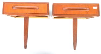 G PLAN FRESCO RANGE RETRO TEAK PAIR OF BEDSIDES