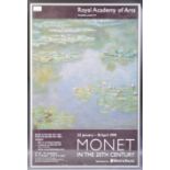 MONET - ROYAL ACADEMY OF ARTS - ORIGINAL EXHIBITION POSTER