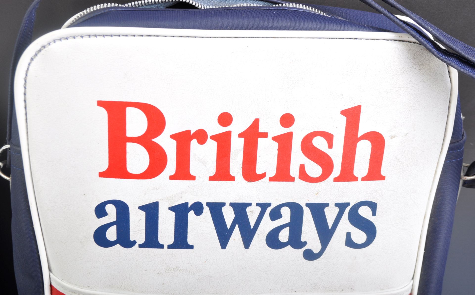 BRITISH AIRWAYS VINTAGE LEATHER ADVERTISING BAG AND ANOTHER - Image 3 of 9