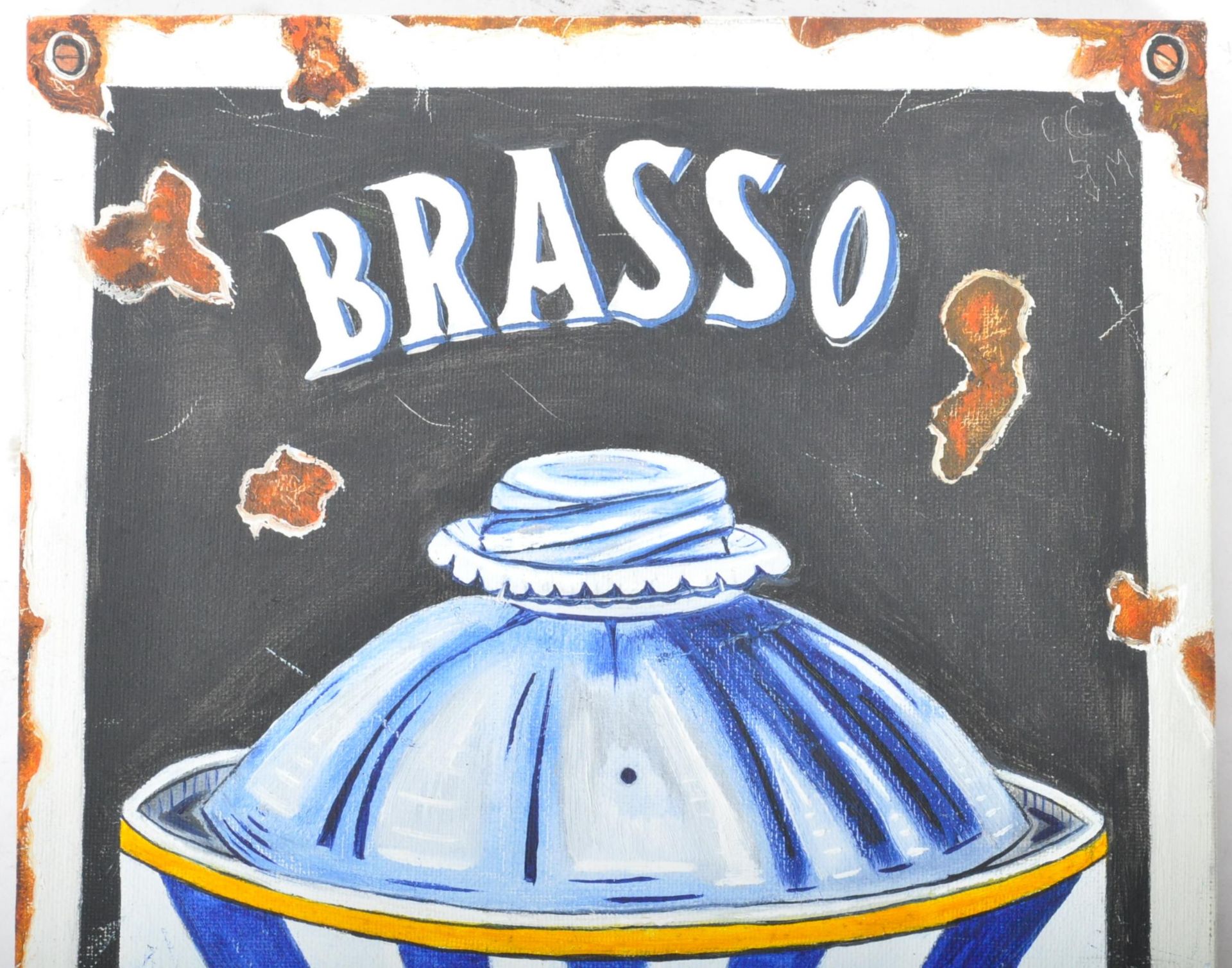 BRASSO - IMPRESSION OF AN ENAMEL SIGN - Bild 2 aus 5