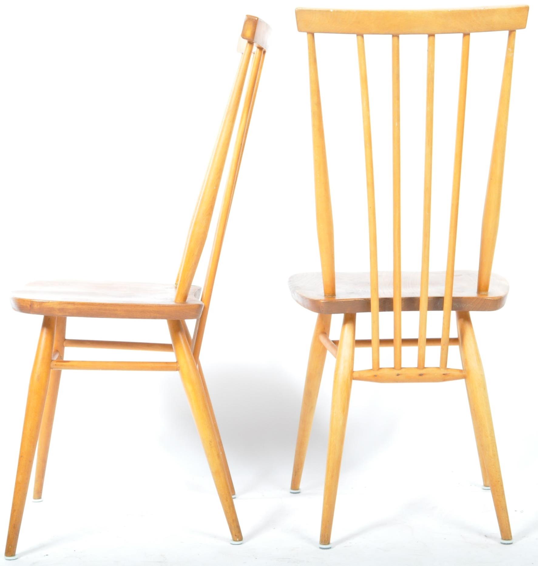 LUCIAN ERCOLANI ERCOL MODEL 608 SET OF FOUR CHAIRS - Image 6 of 6