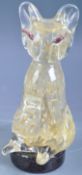 MURANO GLASS FIGURE OF A CAT BY ARCHIMEDE SEGUSO