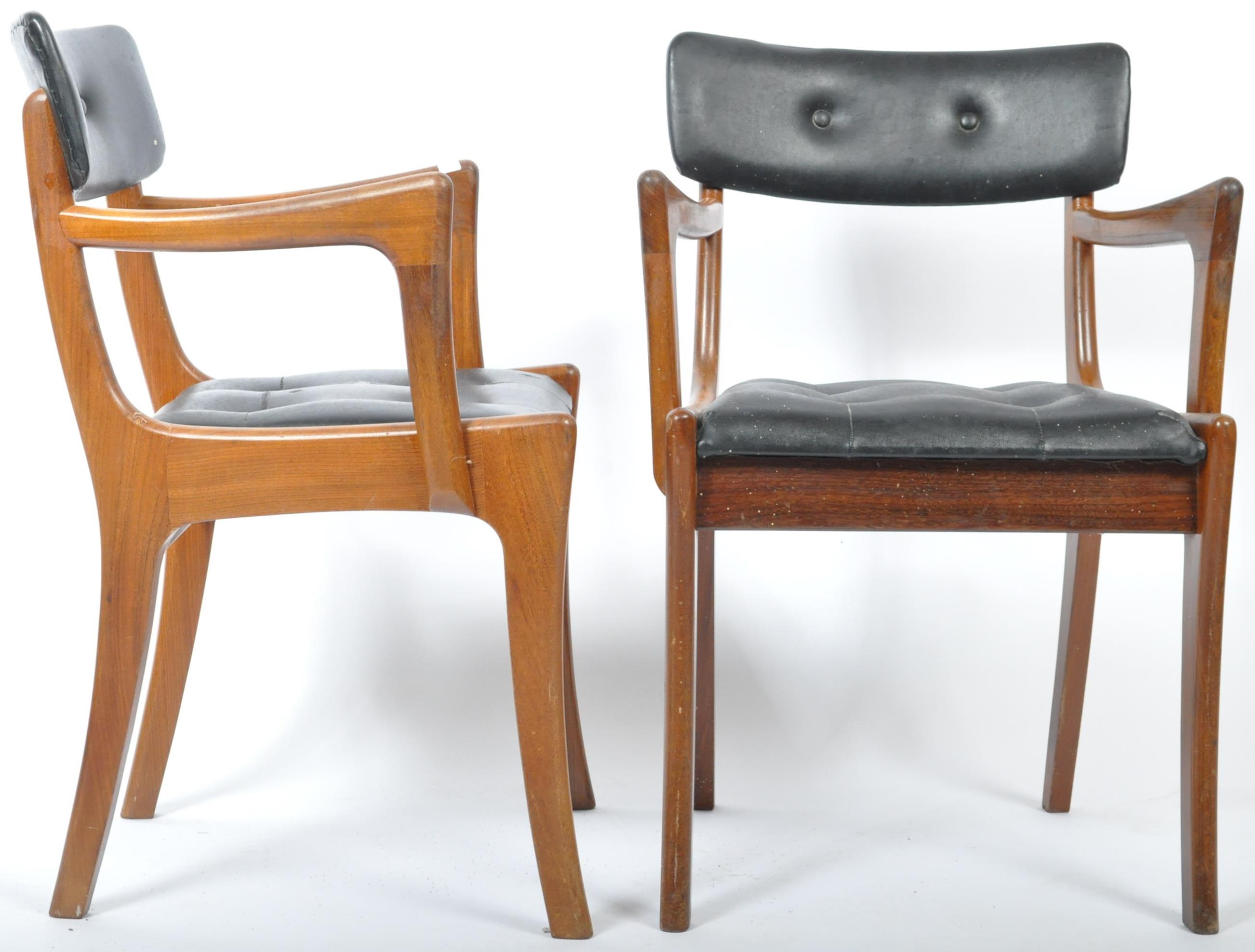 PETER HAYWARD - VANSON - PAIR OF RETRO DANISH INSPIRED ARMCHAIRS - Image 4 of 6