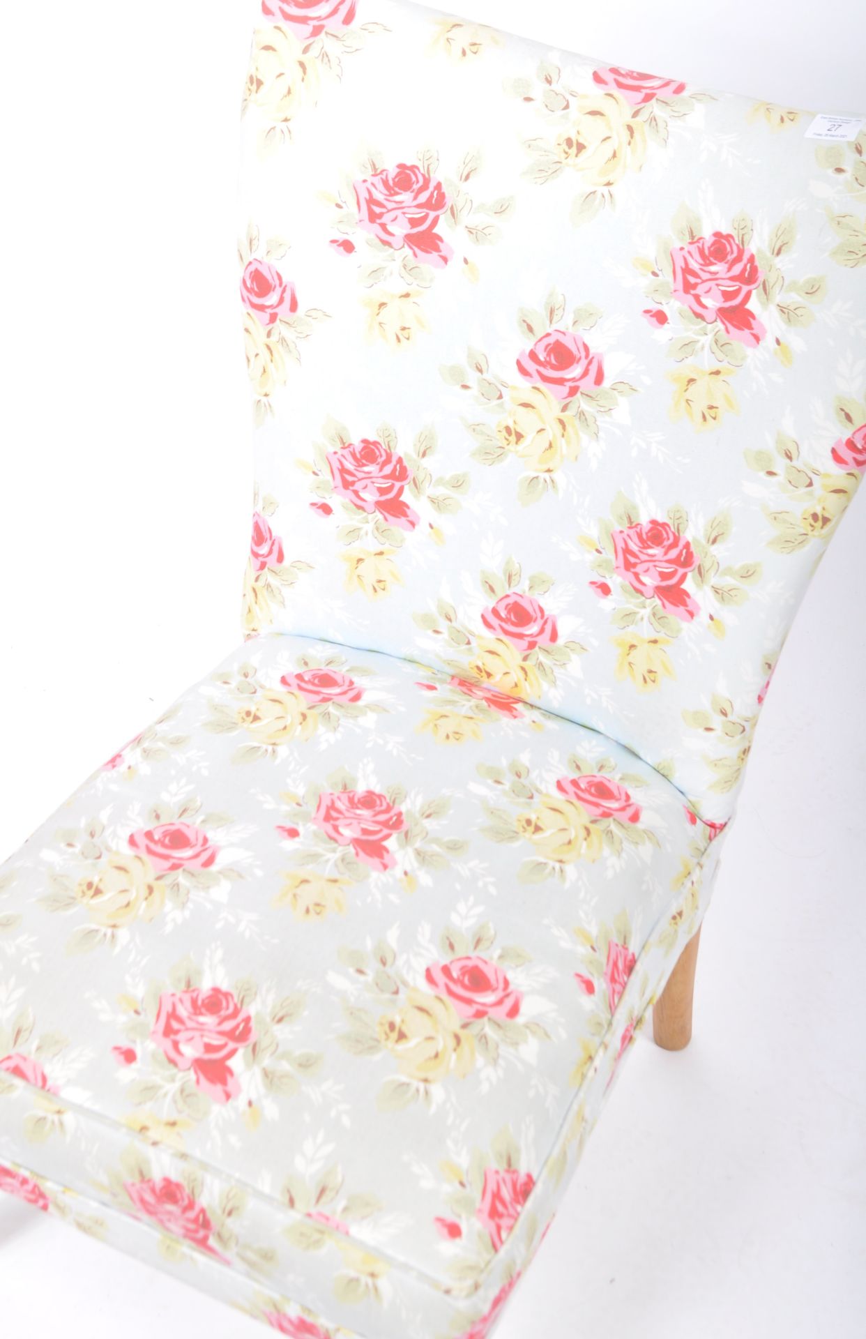 RETRO HOWARD KEITH MANNER LOW COCKTAIL CHAIR IN CATH KIDSTON UPHOLSTERY - Image 6 of 7