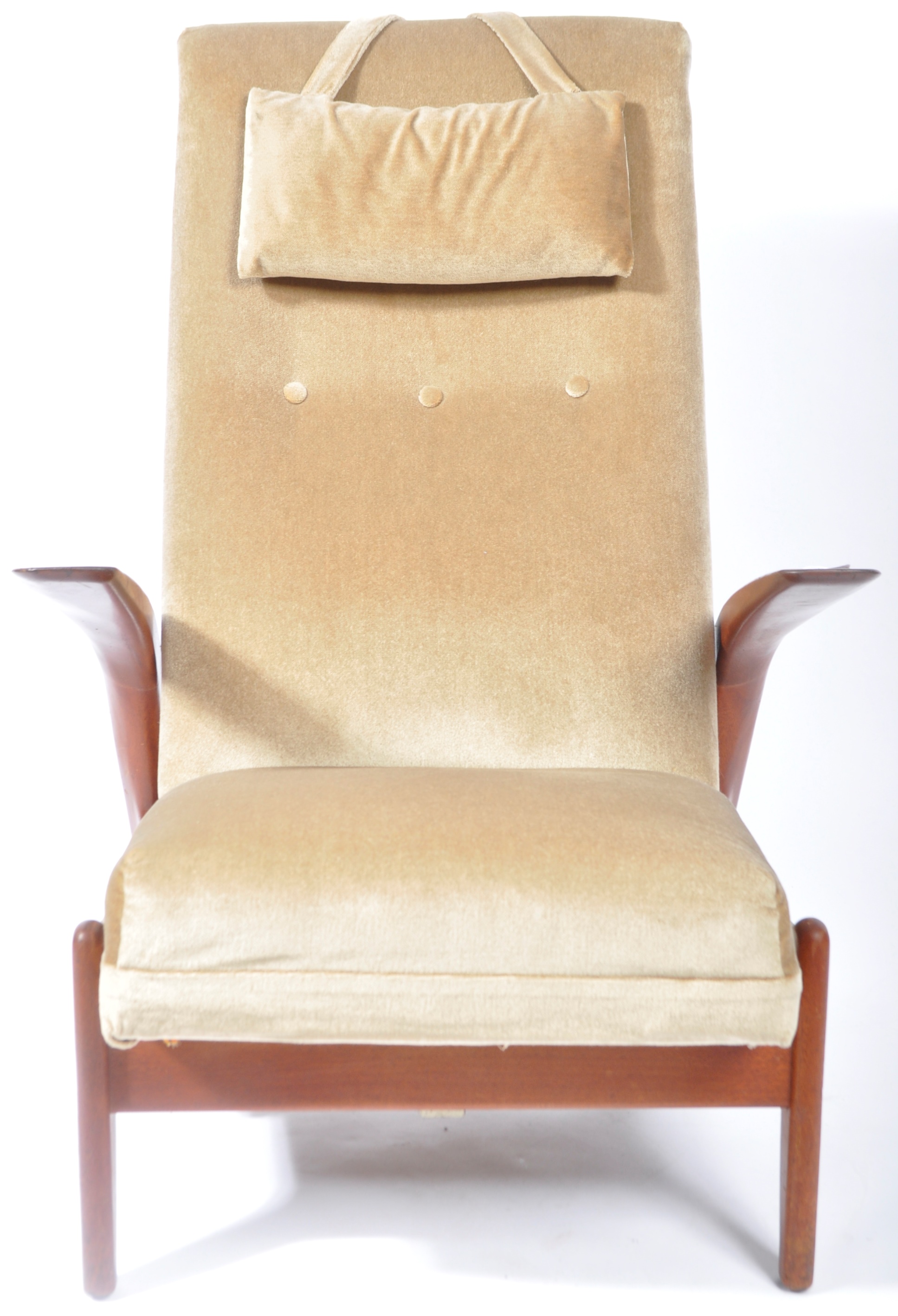 RARE RASTAD & RELLING ROCK N REST RECLINING 1960'S ARMCHAIR - Image 6 of 9