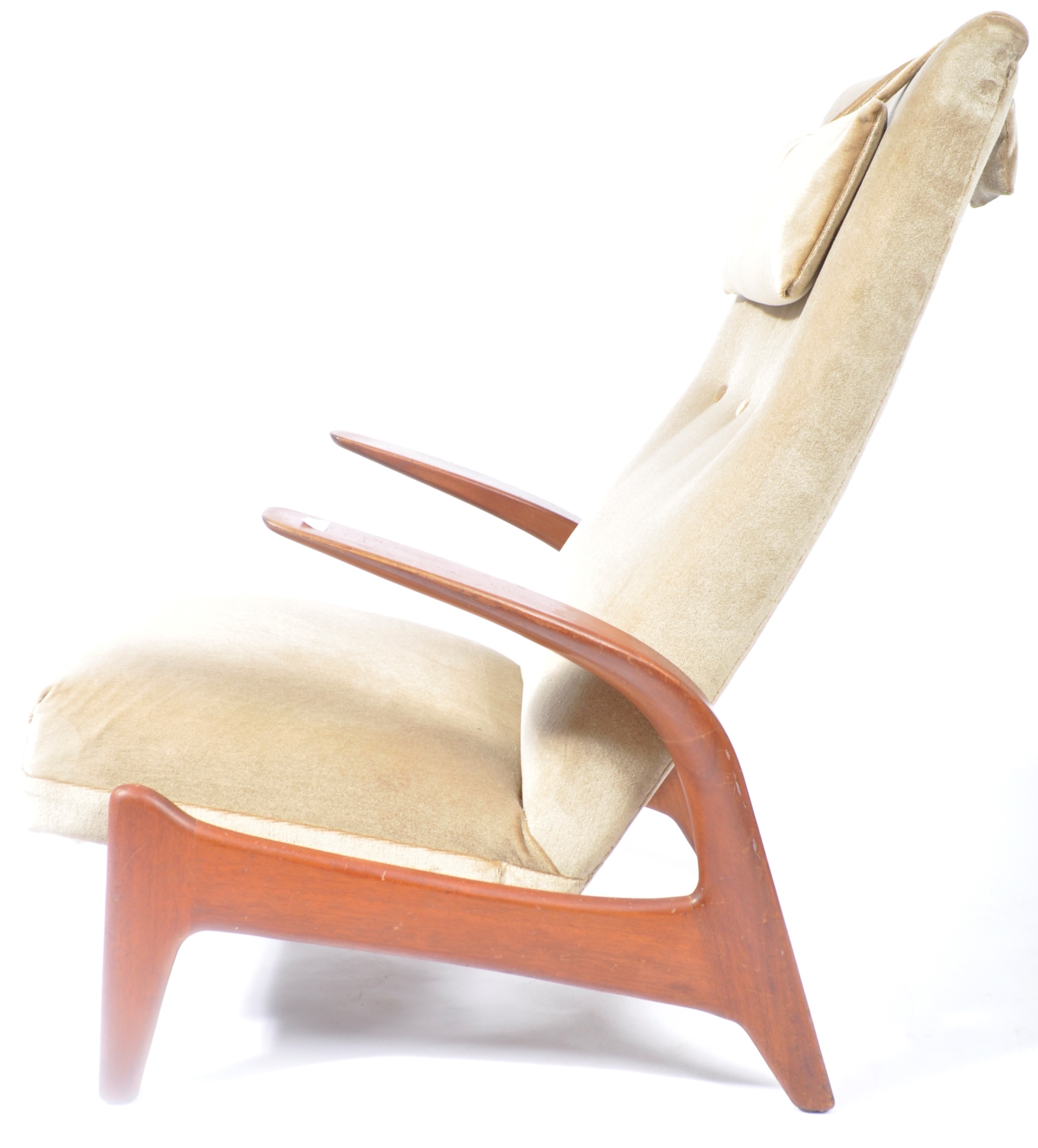 RARE RASTAD & RELLING ROCK N REST RECLINING 1960'S ARMCHAIR - Image 7 of 9