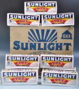 SUNLIGHT SOAP GROUP OF NINE SOAP BARS AND SHIPPING BOX