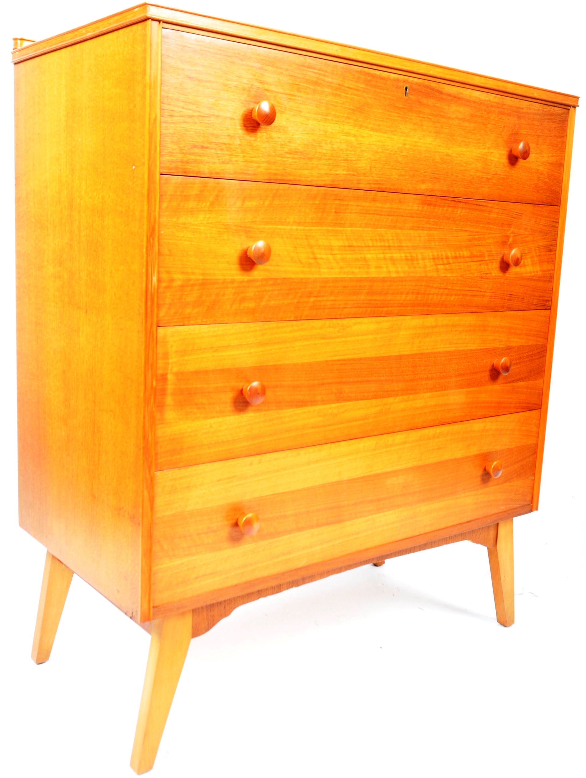 ALFRED COX FOR HEALS FURNITURE WALNUT CHEST OF DRAWERS