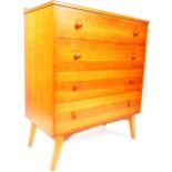 ALFRED COX FOR HEALS FURNITURE WALNUT CHEST OF DRAWERS