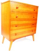 ALFRED COX FOR HEALS FURNITURE WALNUT CHEST OF DRAWERS