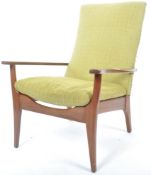 TOOTHILL 1960'S TEAK WOOD FRAMED ARMCHAIR