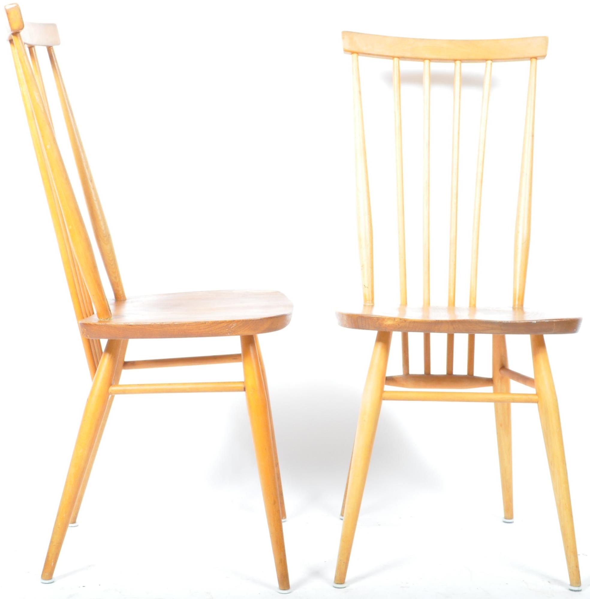 LUCIAN ERCOLANI ERCOL MODEL 608 SET OF FOUR CHAIRS - Image 5 of 6