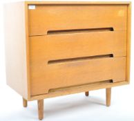 STAG C RANGE GOLDEN OAK CHEST OF DRAWERS.