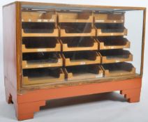 ART DECO HABERDASHERY SHOP DISPLAY MULTI DRAWER COUNTER