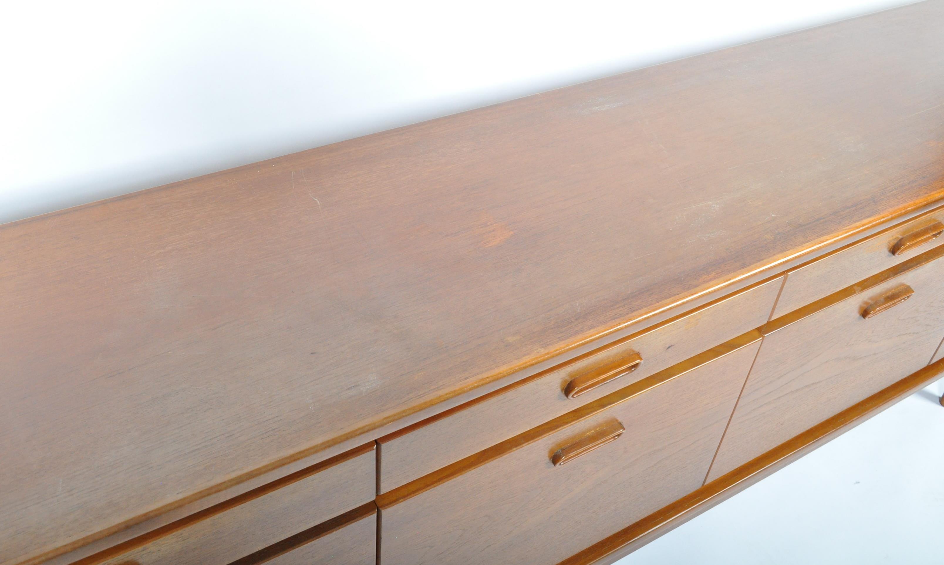 RETRO 1960'S DANISH TEAK WOOD SIDEBOARD CREDENZA - Image 4 of 8