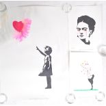 LARGE COLLECTION OF ROBERT DRIESSEN BANKSY ARTWORK