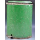 RETRO SANICAN INDUSTRIAL GREEN ENAMEL PEDAL BIN