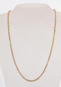 9CT GOLD ROPE TWIST CHAIN