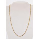 9CT GOLD ROPE TWIST CHAIN