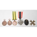 COLLECTION OF SIX 20TH CENTURY WAR AND OTHER MEDALS