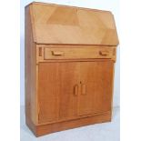 1950’S VINTAGE RETRO LIGHT OAK BUREAU