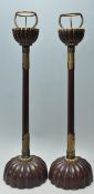PAIR OF SUBSTANTIAL 19TH CENTURY STYLE CANDLESTICKS