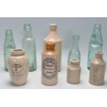 COLLECTION OF TROWBRIDGE DRINKS BOTTLES