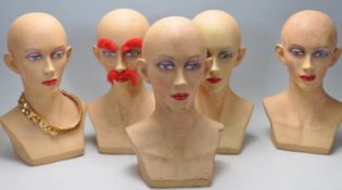 FIVE VINTAGE ADVERTISING DUMMIES