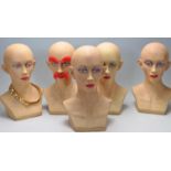 FIVE VINTAGE ADVERTISING DUMMIES